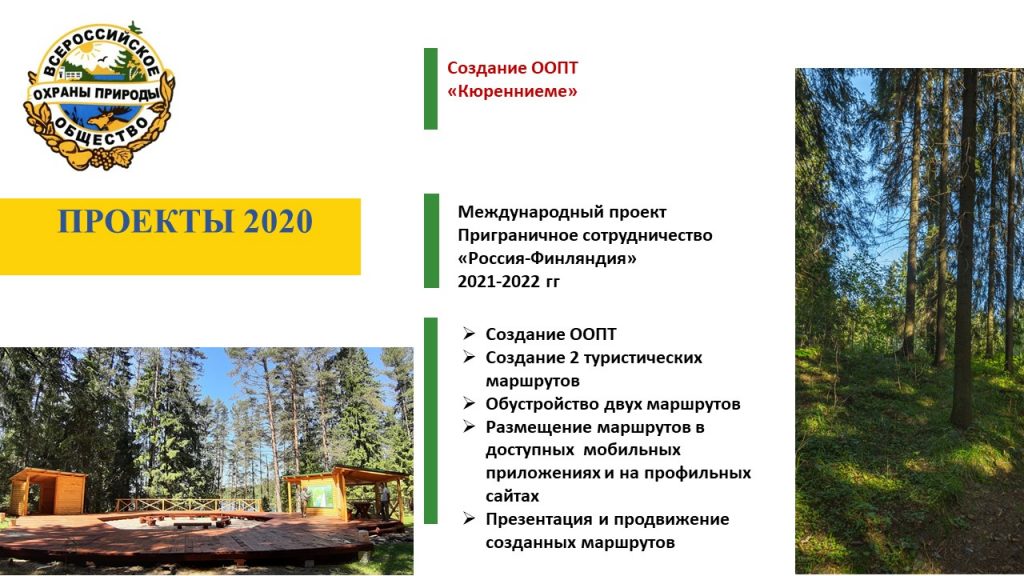 Презентация «Проекты 2020»