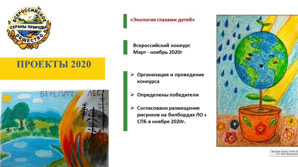 Презентация «Проекты 2020»