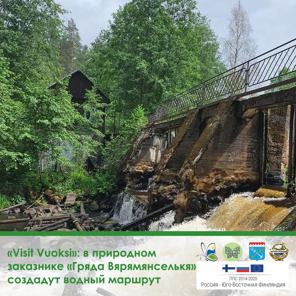 «Visit Vuoksi»: в природном заказнике «Гряда Вярямянселькя» создадут водный маршрут