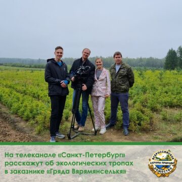 На телеканале «Санкт-Петербург»  расскажут об экологических тропах в заказнике «Гряда Вярямянселькя»