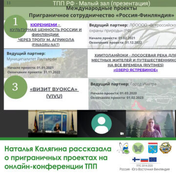 Наталья Калягина рассказала о приграничных проектах на онлайн-конференции ТПП