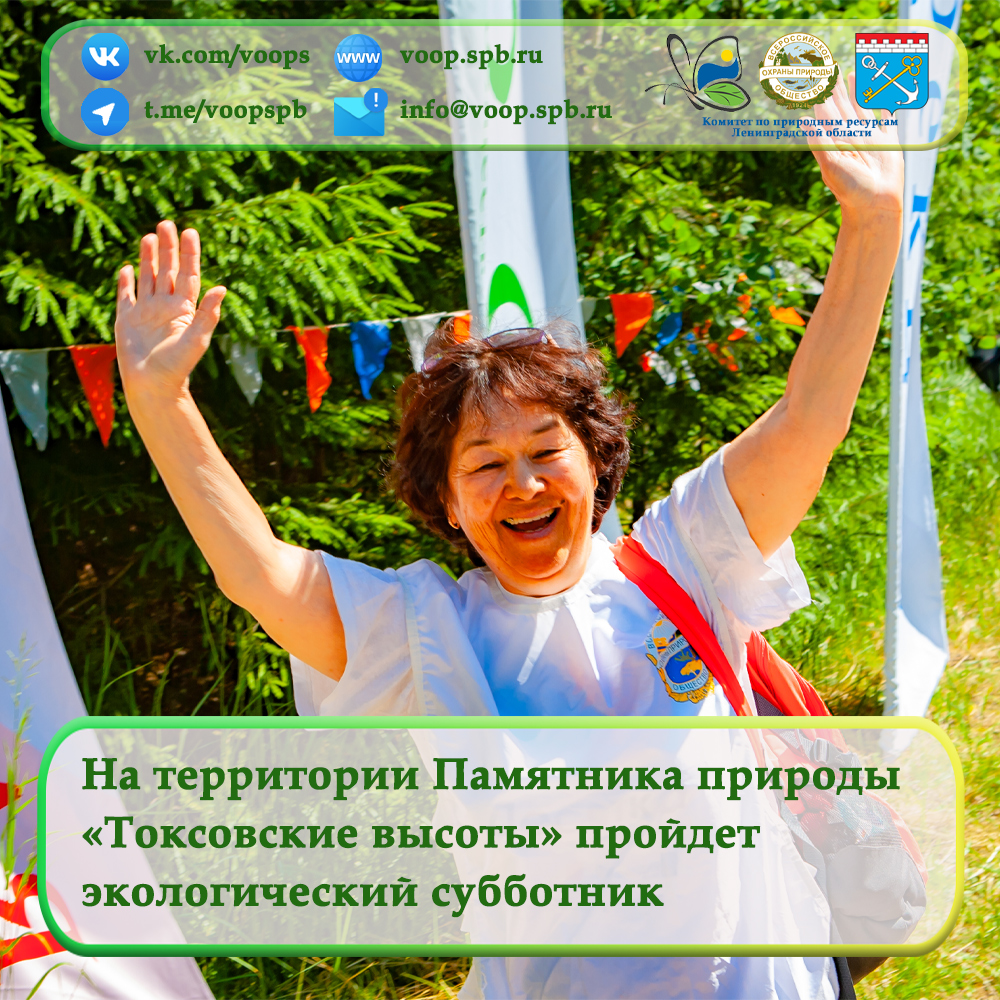 На территории Памятника природы «Токсовские высоты» пройдет экологический субботник