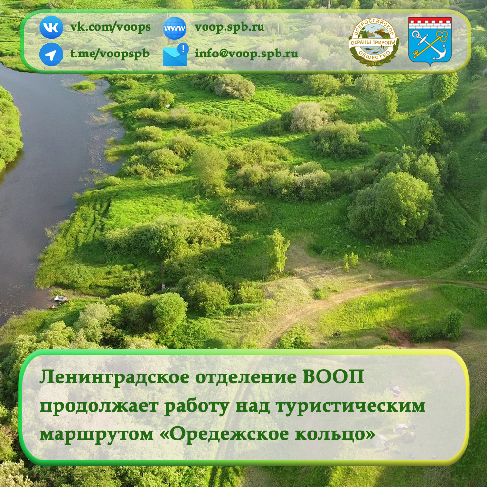 Ленинградское отделение ВООП продолжает работу над туристическим маршрутом «Оредежское кольцо»