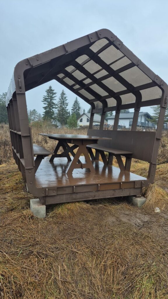 Геопарк «Саблинские водопады»: как выглядят беседки?