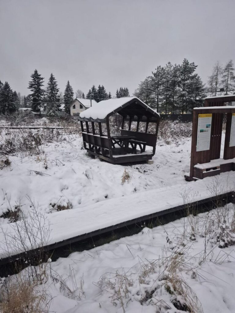 Геопарк «Саблинские водопады»: как выглядят беседки?
