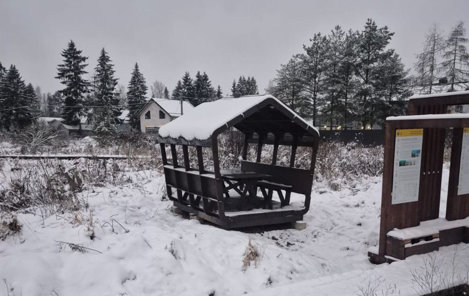 Геопарк «Саблинские водопады»: как выглядят беседки?