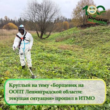 Круглый на тему «Борщевик на особо охраняемых территориях (ООПТ) Ленинградской области: текущая ситуация»