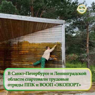 В Санкт-Петербурге и Кингисеппском районе Ленинградской области стартовали трудовые отряды Первой Портовой Компании «ЭКОПОРТ»